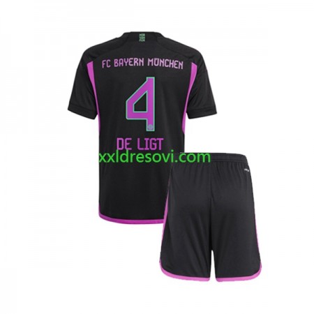 Bayern München Matthijs de Ligt 4 Gostujući Dječji Nogometni Dres 2023-2024